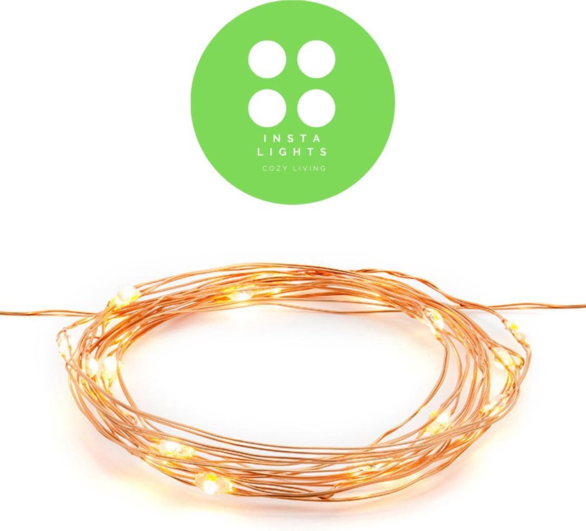 Fairy Lights - Lampjes Slinger LED lichtjes -  2M met 40 LED lichtjes in Warm Wit | Inclusief 2x AA Batterijen | Indoor Led Warm White| Cadeau tip | Romantisch Licht | Decoratie | Bruiloft | Party lights